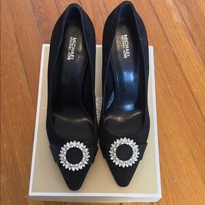Michael Kors Black Women's Shoes with Embellished Detail
